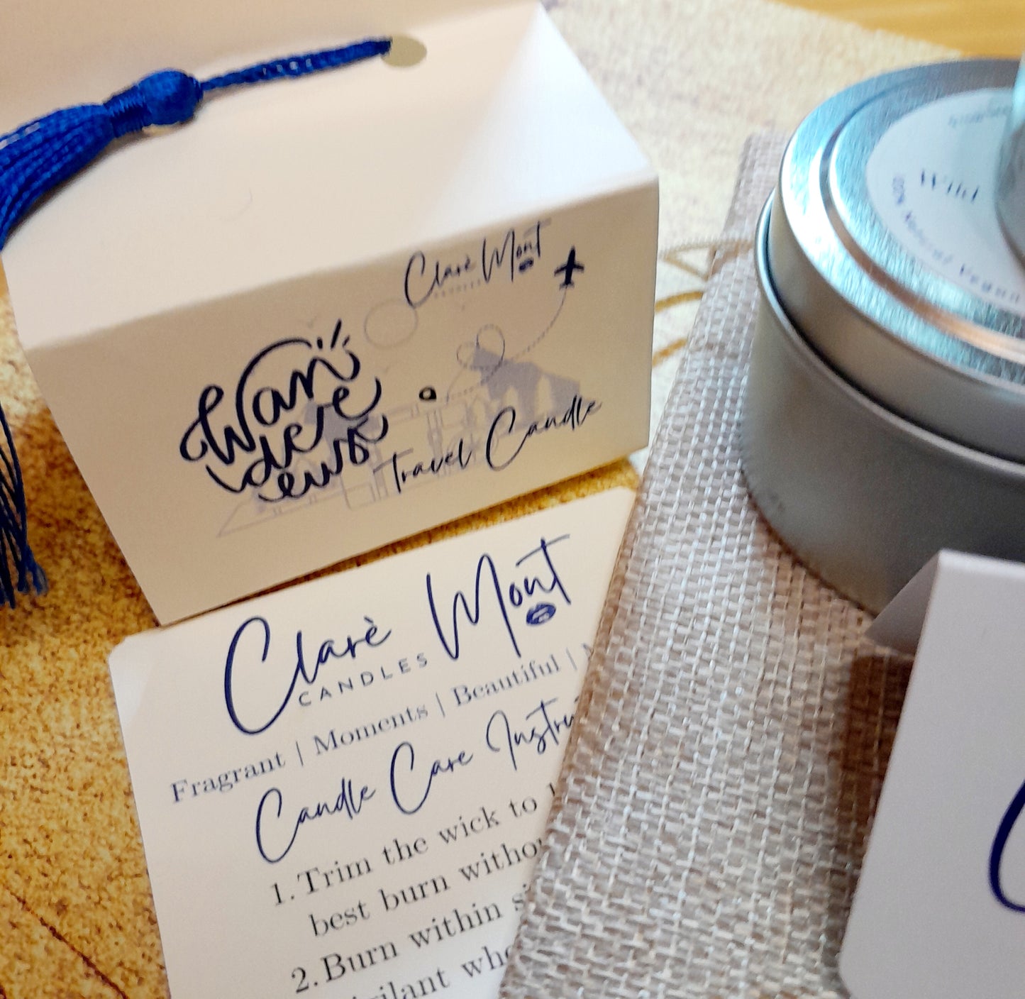 Wanderlust Travel Candle Set