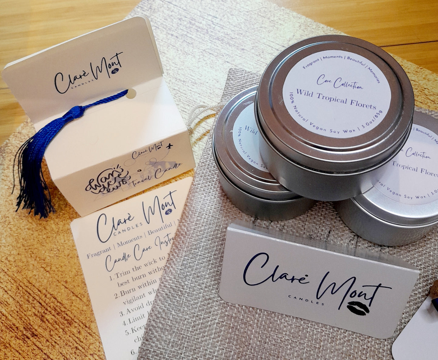 Wanderlust Travel Candle Set